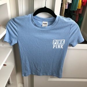 PINK Ribbed Crop Top | NEVER WORN